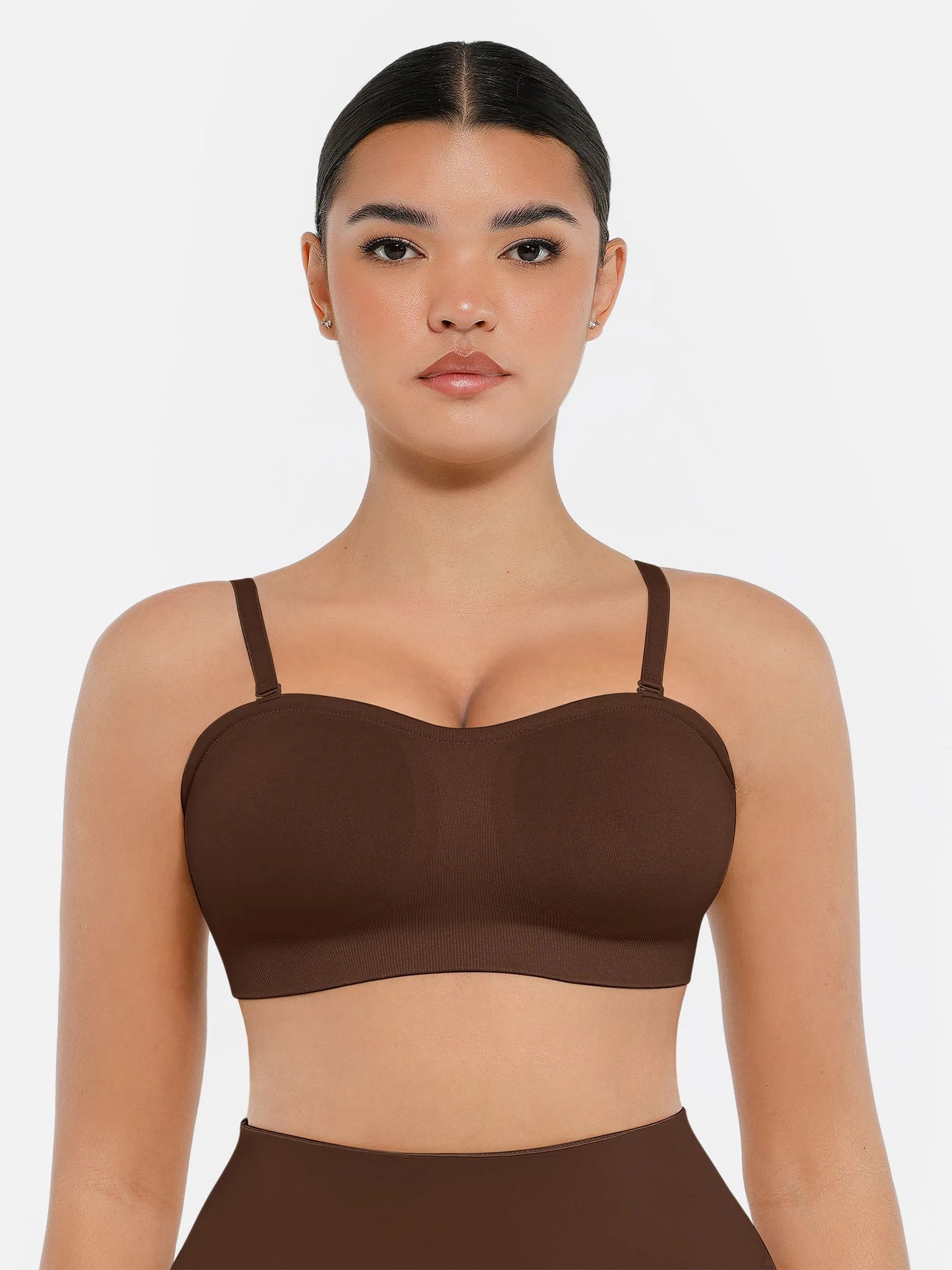 Seamless Strapless Anti-Slip Bra With Removable Pads