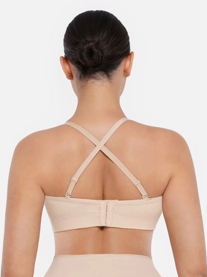 Seamless Strapless Anti-Slip Bra With Removable Pads