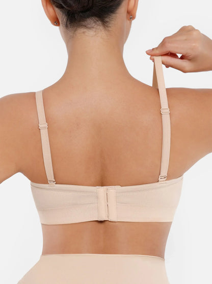 Seamless Strapless Anti-Slip Bra With Removable Pads