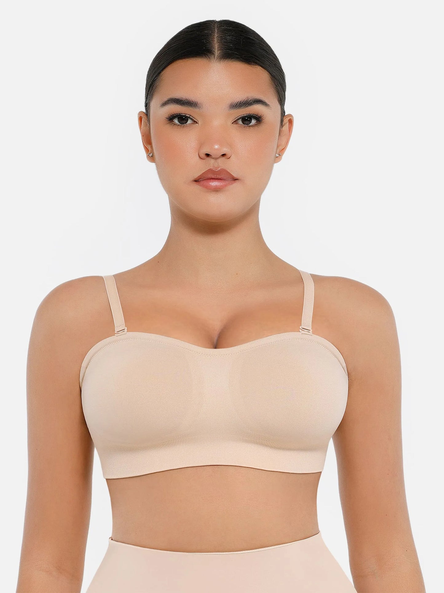 Seamless Strapless Anti-Slip Bra With Removable Pads