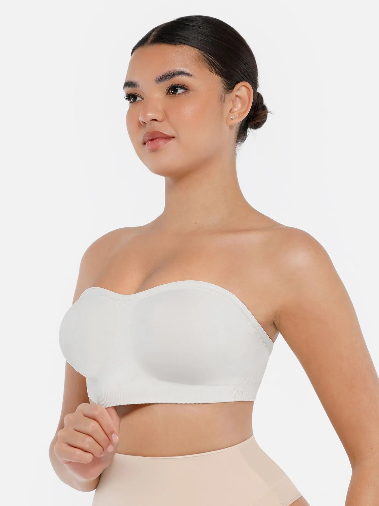 Seamless Strapless Anti-Slip Bra With Removable Pads