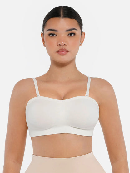 Seamless Strapless Anti-Slip Bra With Removable Pads