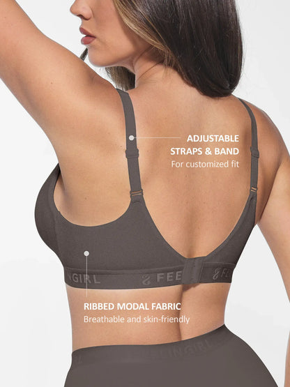 No Underwire Light Support Modal Bra