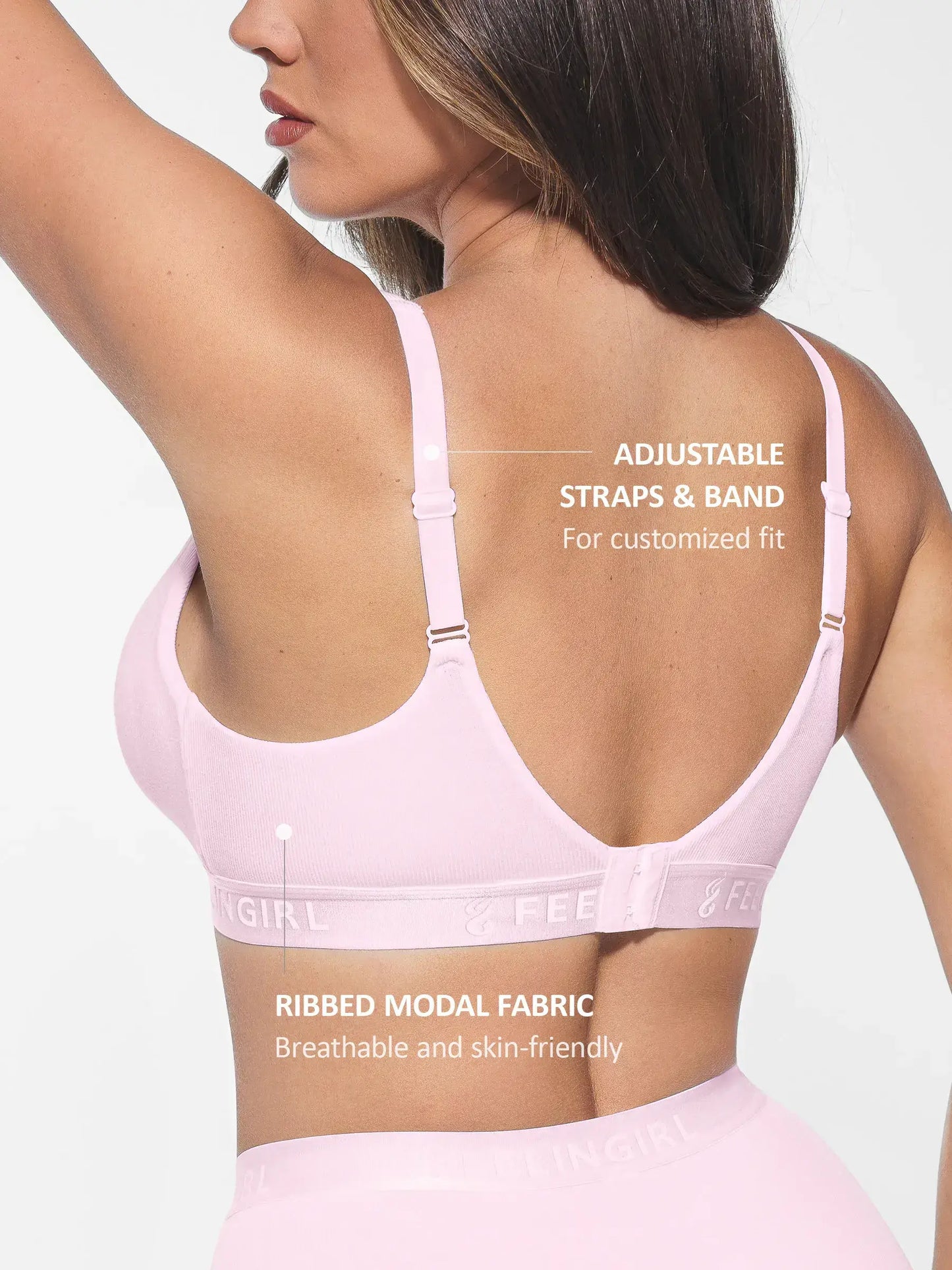 No Underwire Light Support Modal Bra