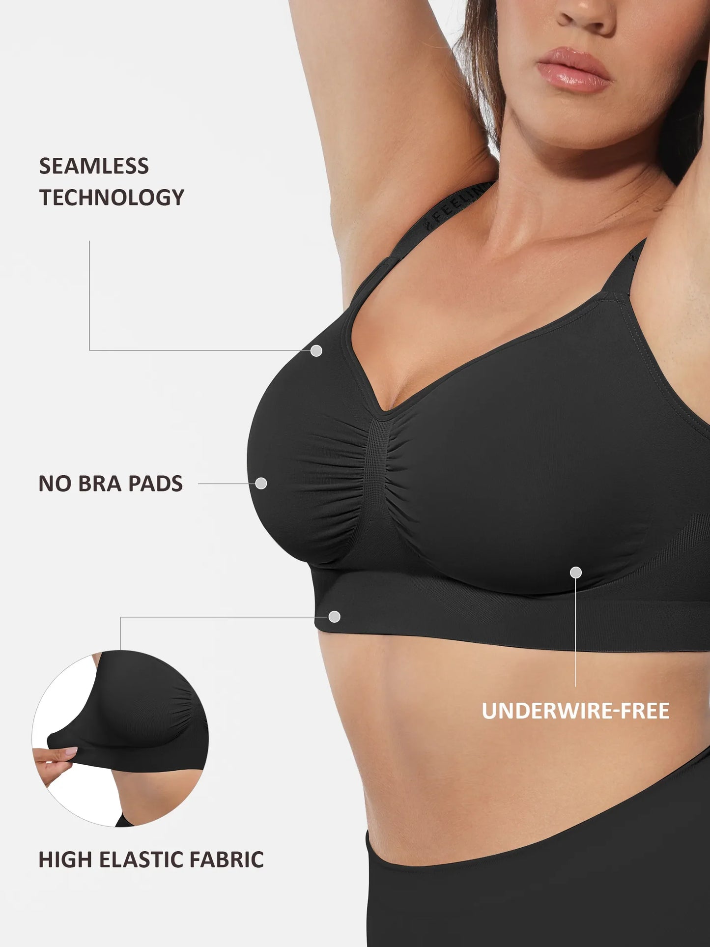 Seamless Wireless Bra