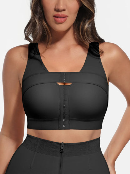 Post-Surgical Full Coverage Bra With Support Band