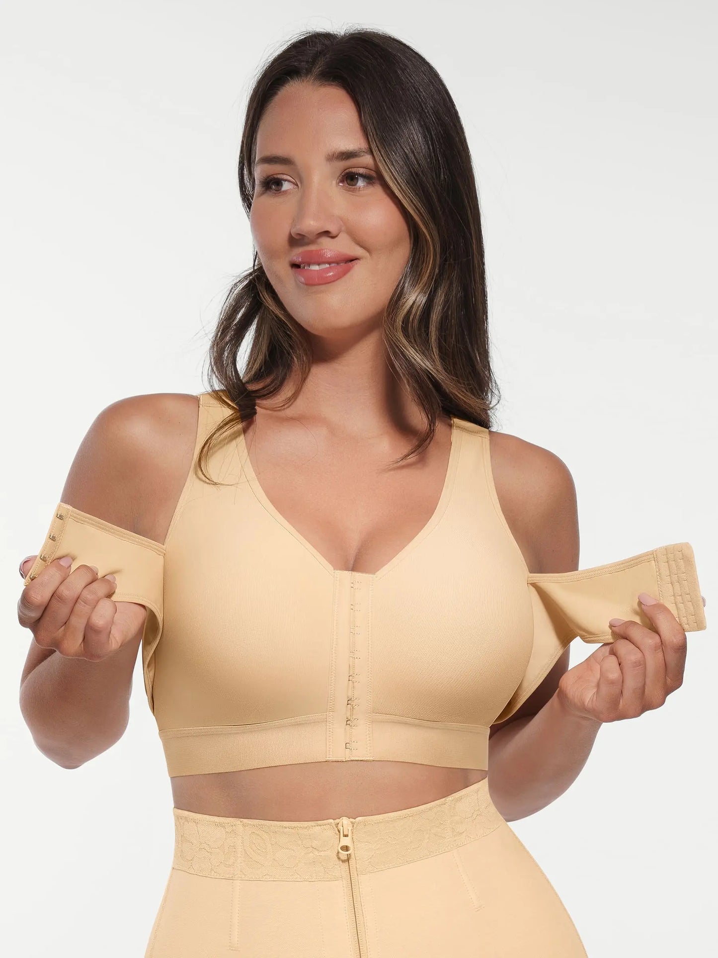Post-Surgical Full Coverage Bra With Support Band