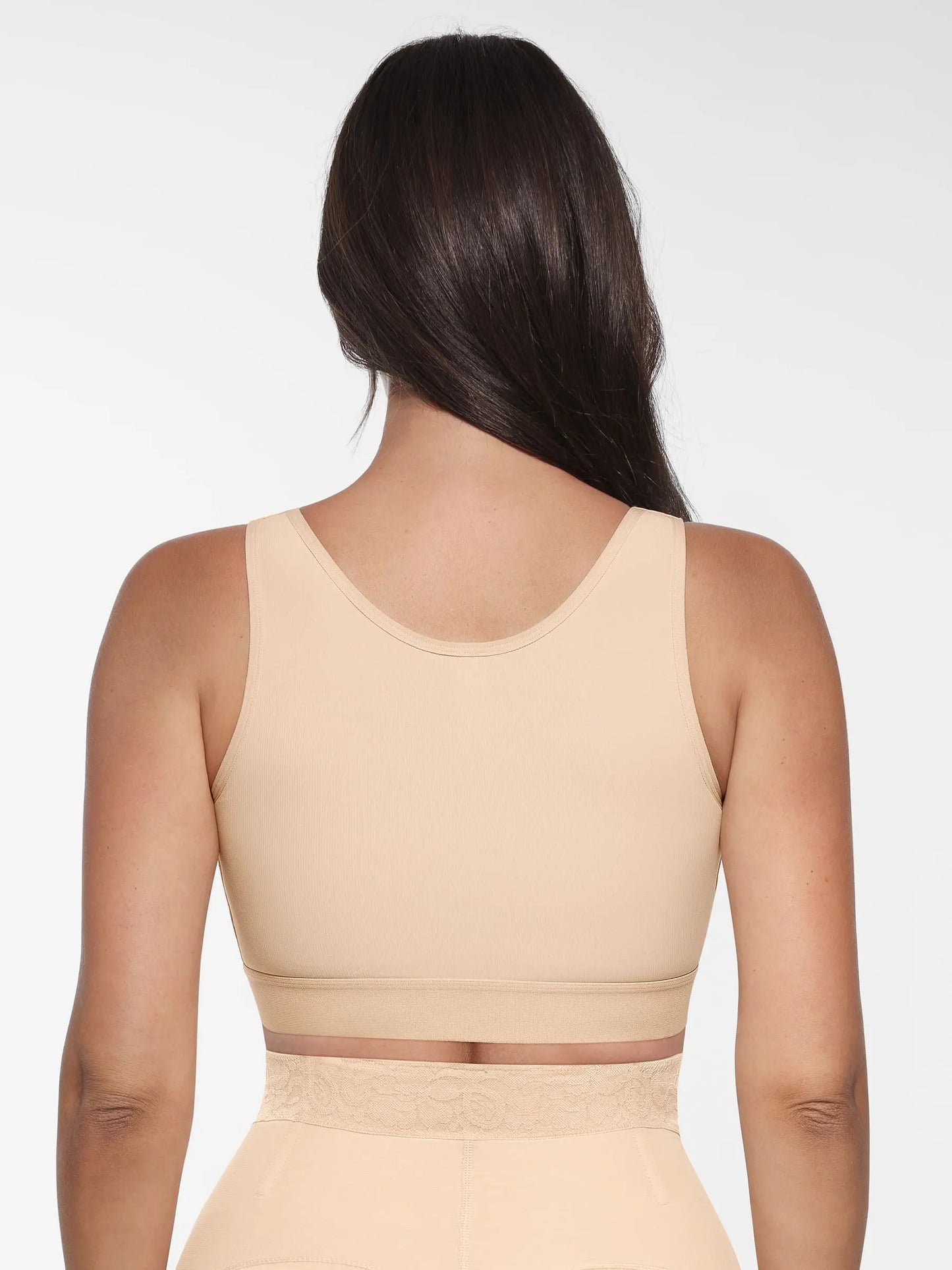 Post-Surgical Full Coverage Bra With Support Band